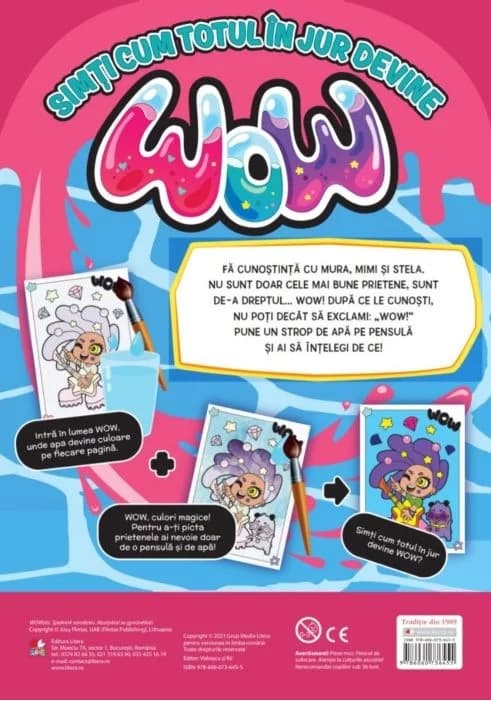 WOW! Culori magice. Pictam cu apa. Cele mai bune prietene |