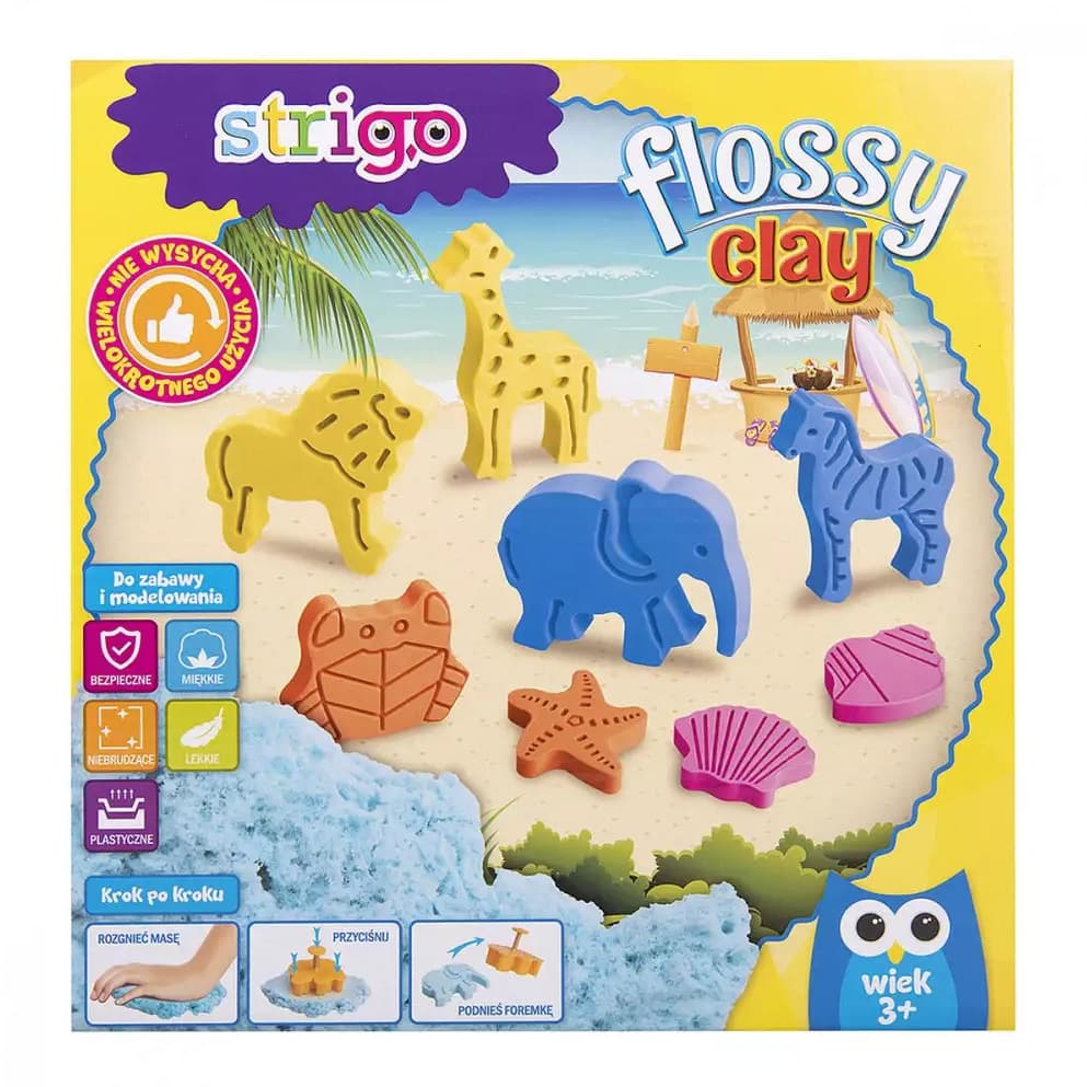 Plastilina matasoasa - Flossy Clay, beach | Strigo