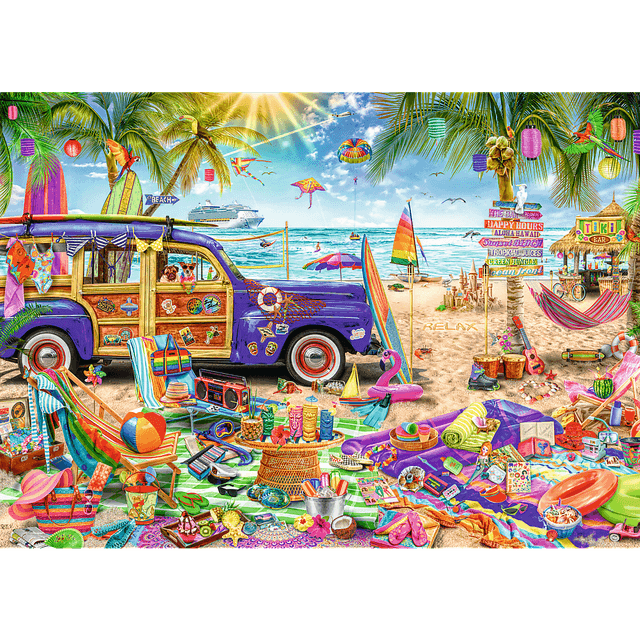 Puzzle 2000 de piese - Tropical Holidays | Trefl