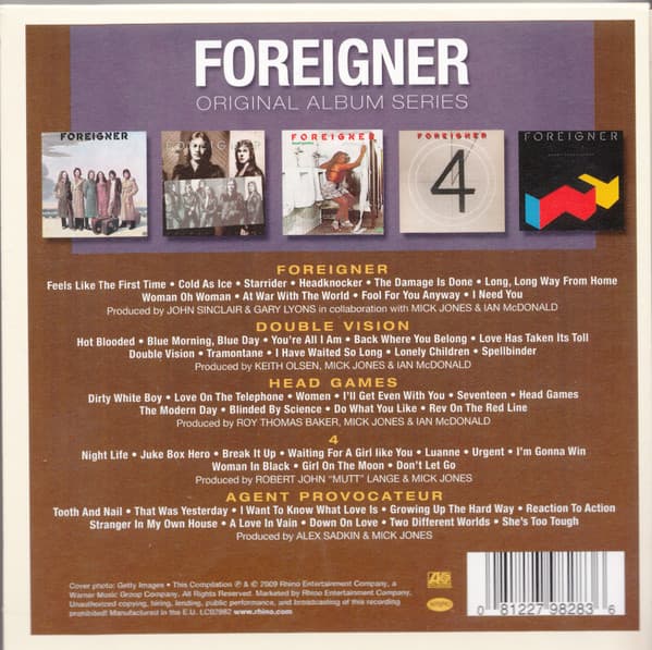 Foreigner - Original Album Series | Foreigner
