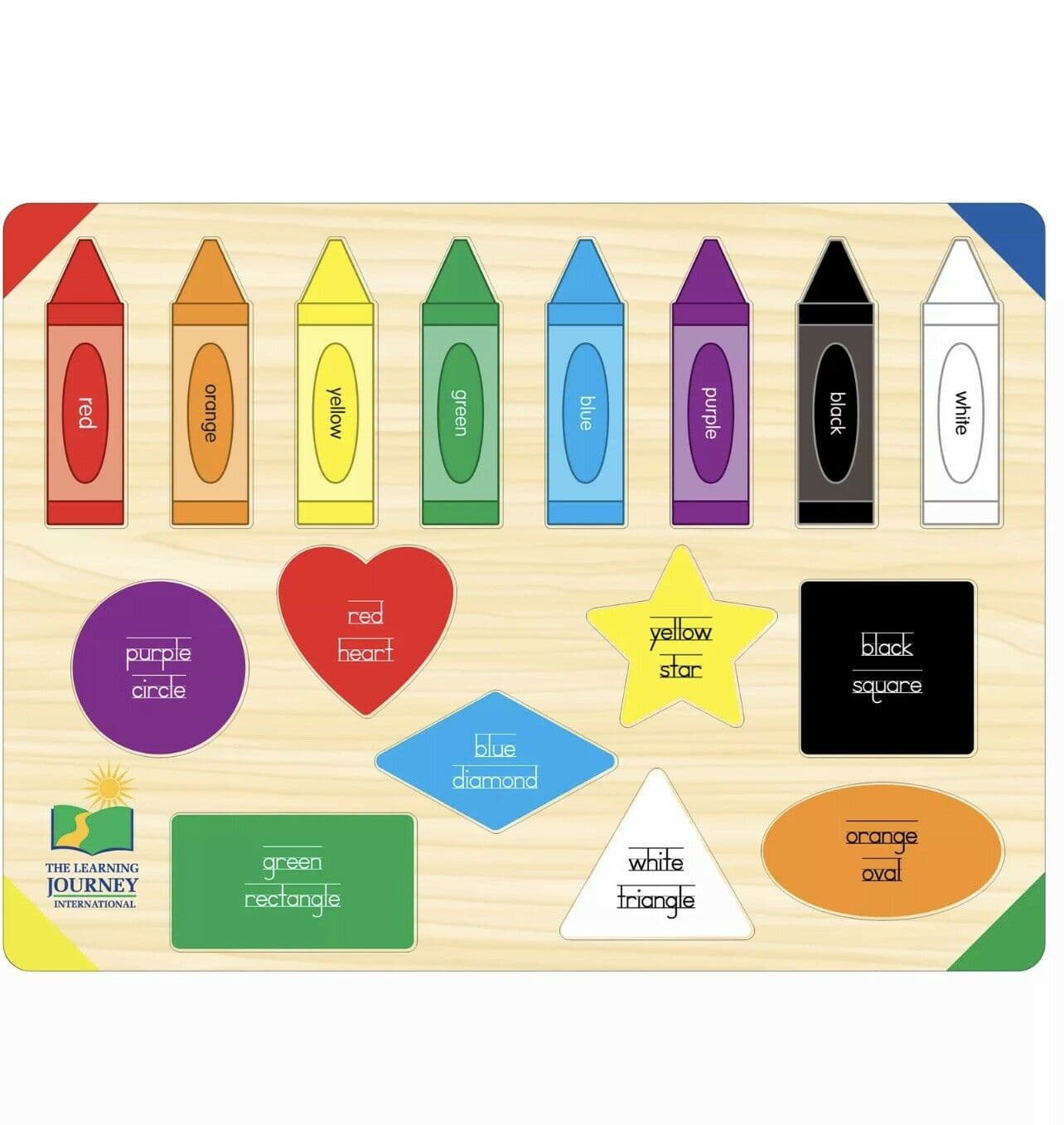 Puzzle - Sa invatam culorile si formele | The Learning Journey