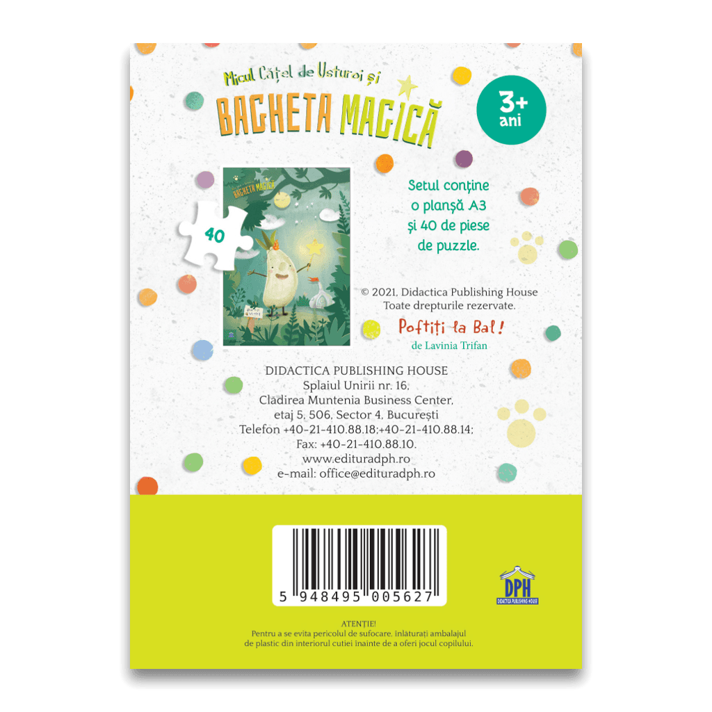Puzzle - Micul catel de usturoi si bagheta magica | Didactica Publishing House
