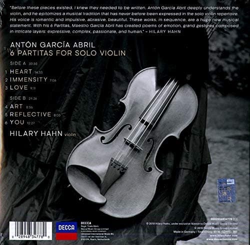 Garcia Abril: 6 Partitas - Vinyl | Anton Garcia Abril, Hilary Hahn