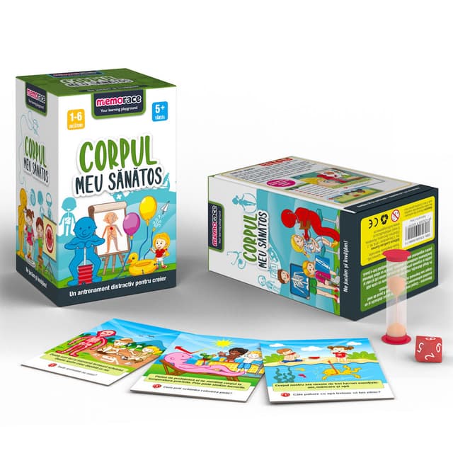 Joc educativ - Memorace: Corpul meu sanatos | Ludicus