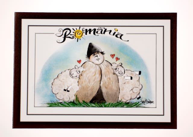 Magnet cu Romania - Ciobanas | Vali Bondoc