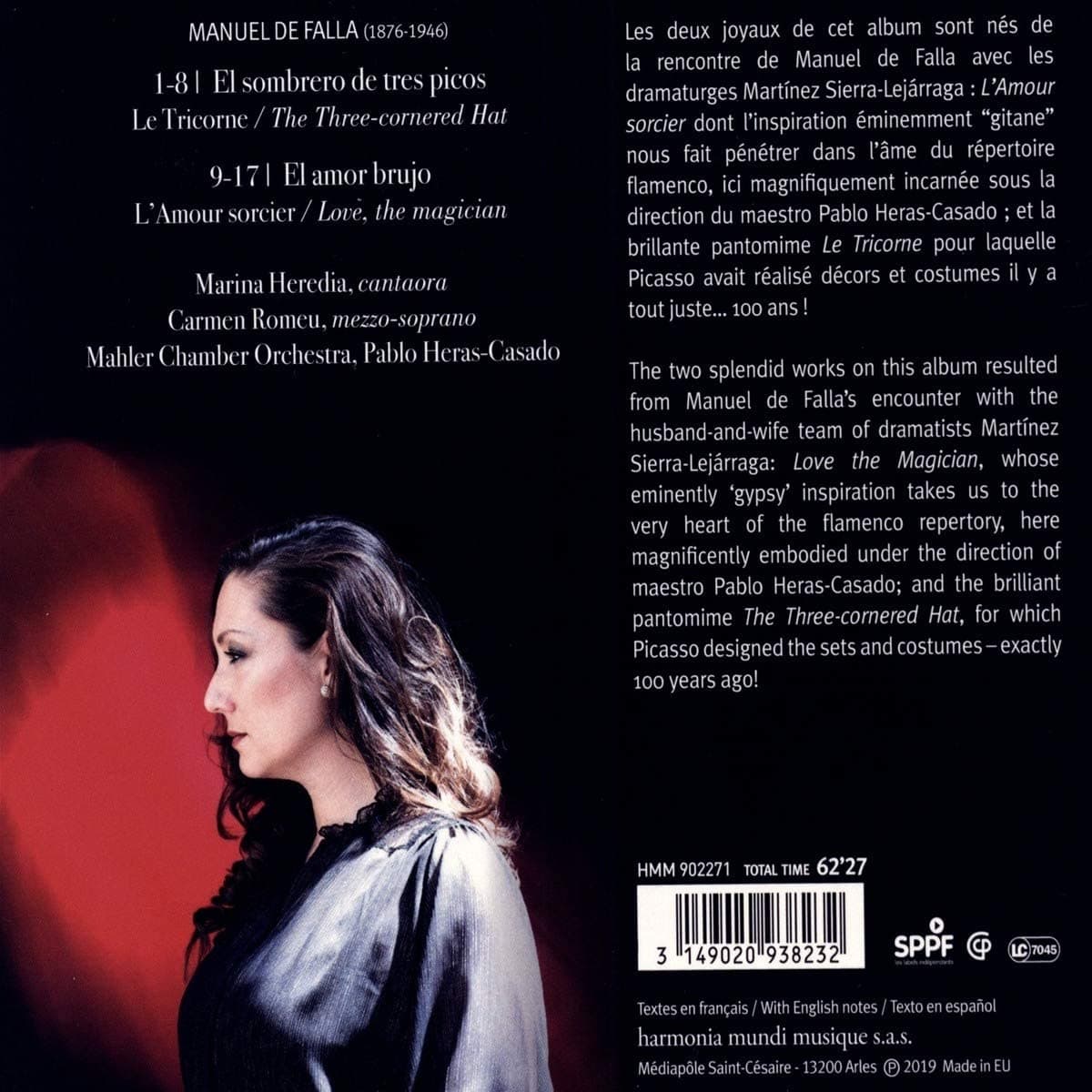 Manuel De Falla: El Sombrero De Tres Picos/El Amor Brujo | Marina Heredia, Pablo Heras-Casado, Mahler Chamber Orchestra