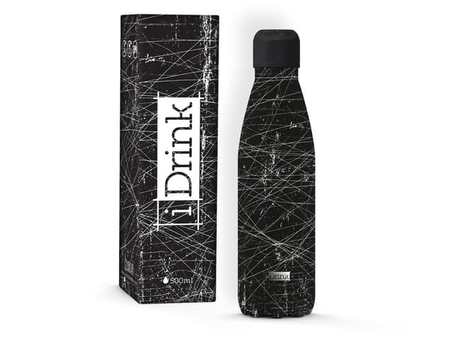 Sticla termoizolanta - Grunge - Black, 500 ml | Total Juggling