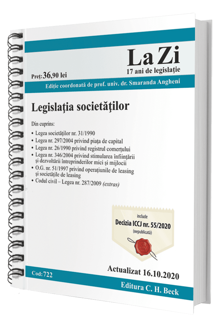 Legislatia societatilor | Smaranda Angheni