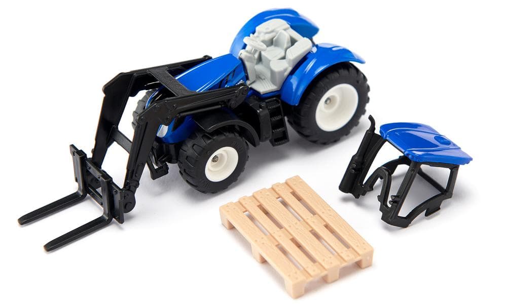 Jucarie - New Holland with Pallet Fork and Pallet | Siku