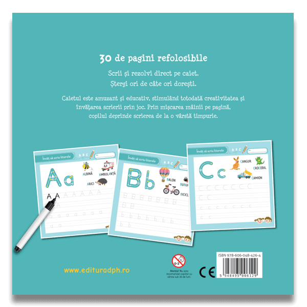 Invat sa scriu literele |