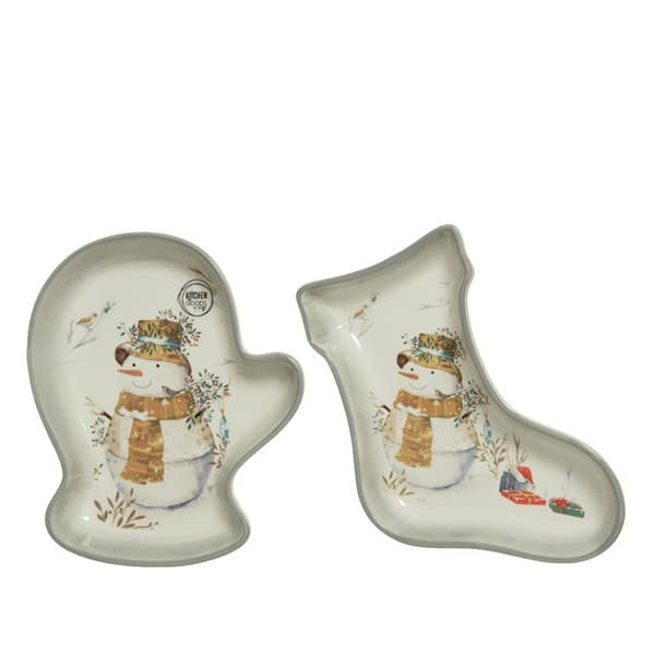 Farfurie - Dolomite - Snowman - White - mai multe modele | Kaemingk