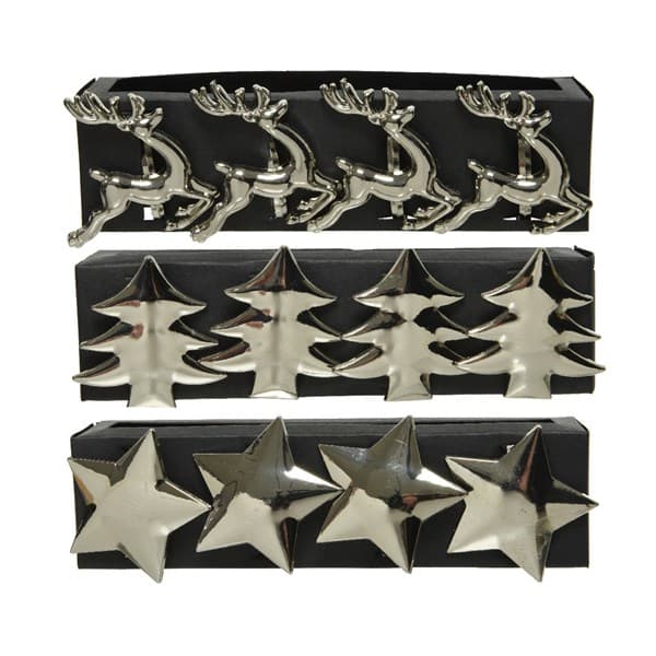 Accesorii pentru servetele - Napkin Ring Zinc - mai multe modele | Kaemingk