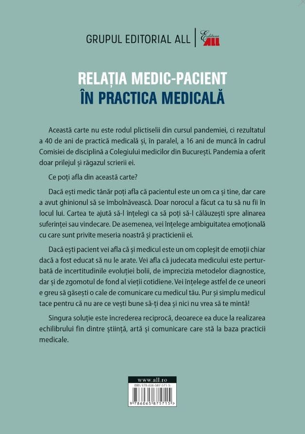 Relatia medic-pacient in practica medicala | Sever Cristian Oana