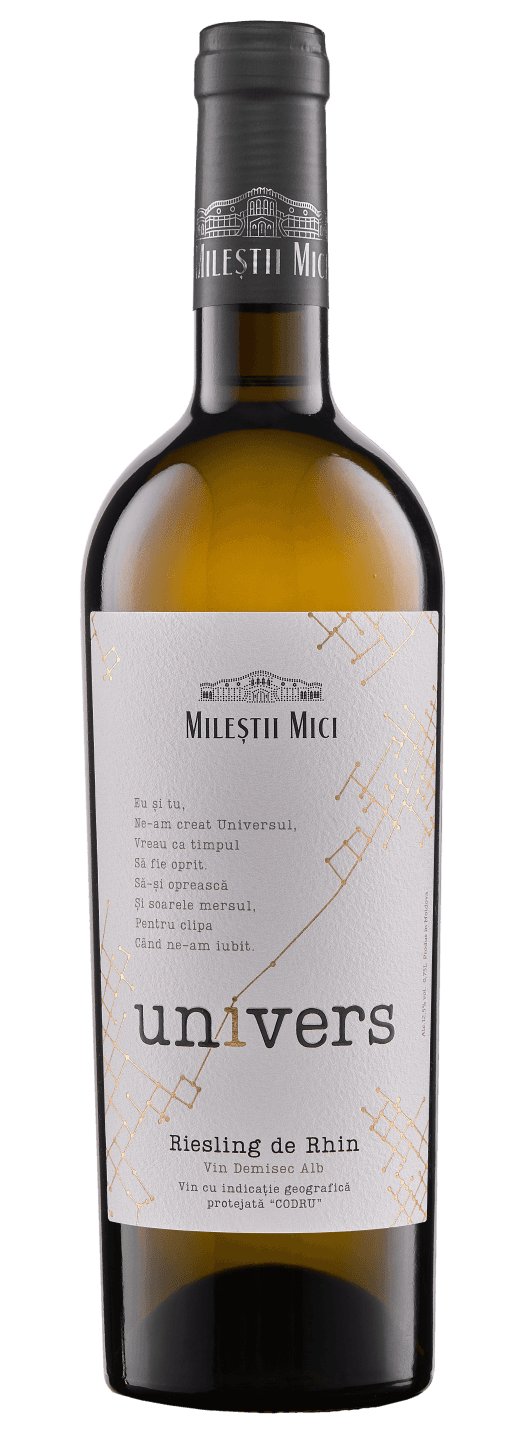 Vin alb - Milestii Mici - Riesling de Rhin, demisec | Milestii Mici