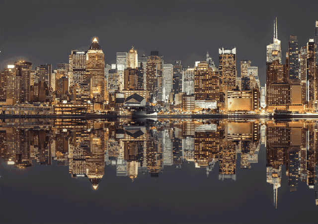 Puzzle 1500 de piese - New York Skyline at Night | Schmidt