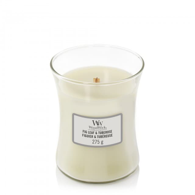 Lumanare parfumata - Fig Leaf & Tuberose, Medium Jar | WoodWick