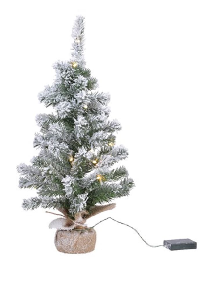 Bradut decorativ cu instalatie - Imperial Mini Tree Snowy | Kaemingk