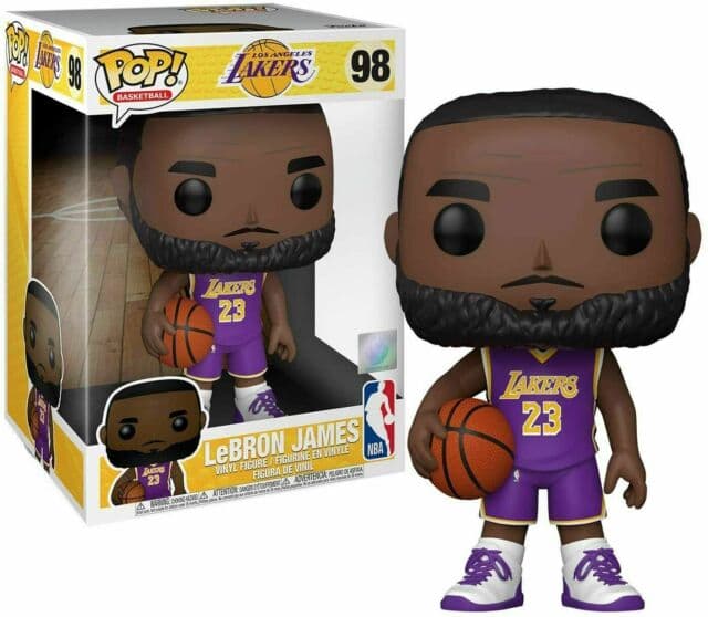 Figurina - Los Angeles Lakers - LeBron James - Purple Jersey | Funko