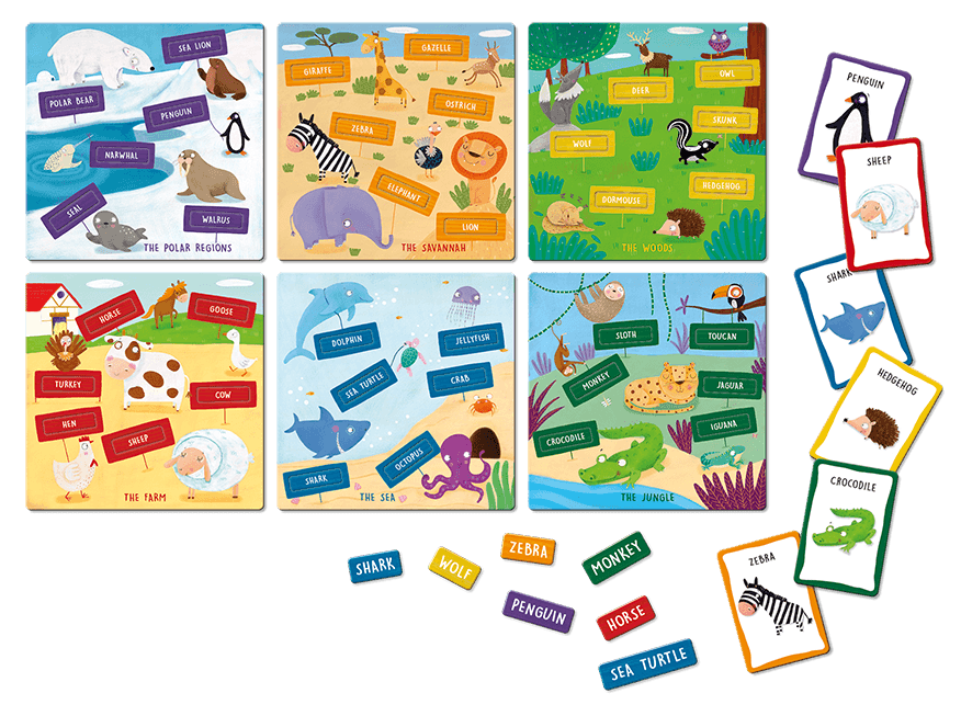 Joc educativ - Montessori - I Speak English | Ludattica