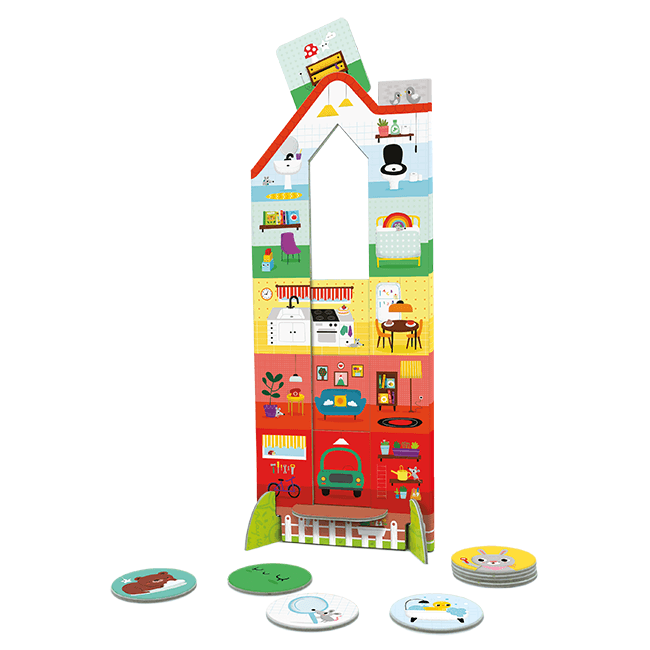Joc educativ - Play Dudu: Up and down - My house | Ludattica