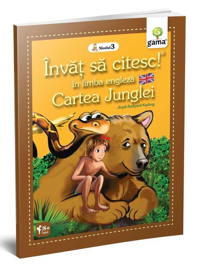 Invat sa citesc in limba engleza - Cartea Junglei | Rudyard Kipling