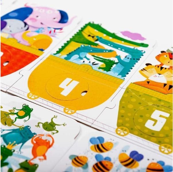 Puzzle - Trenuletul cifrelor | mimorello