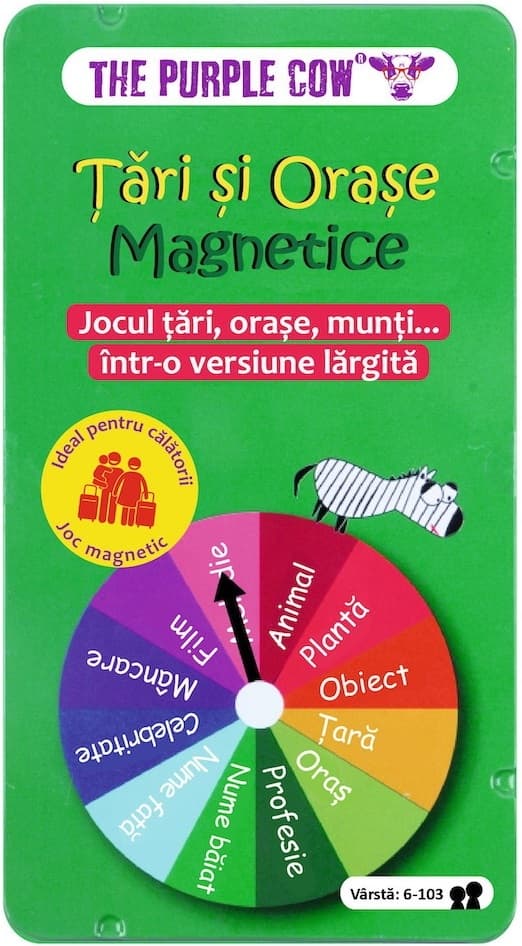 Joc magnetic – Tari si Orase | The Purple Cow