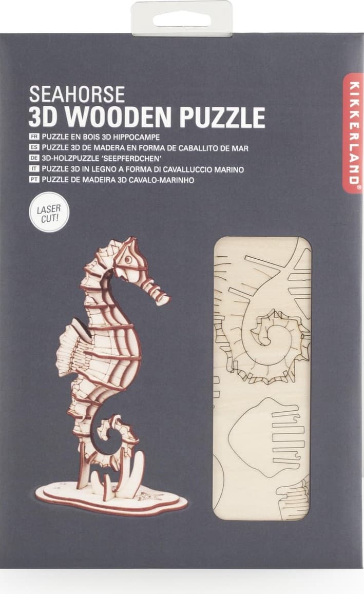 Puzzle 3D - Seahorse | Kikkerland