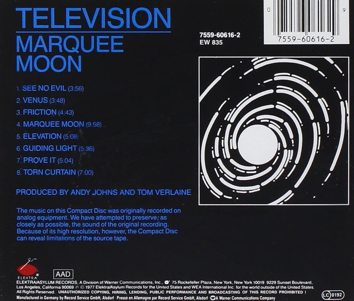 Marquee Moon | Television