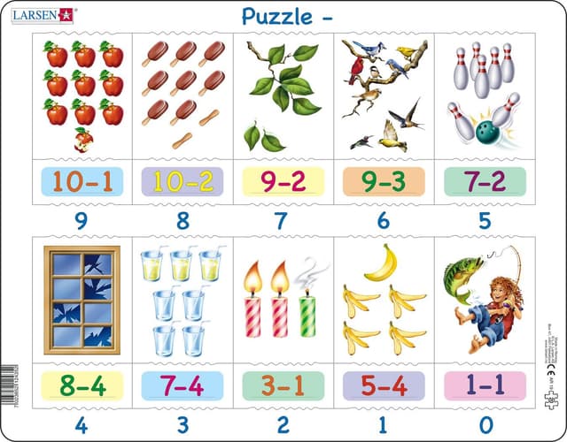 Puzzle 20 piese - Maxi - Mathematics | Larsen