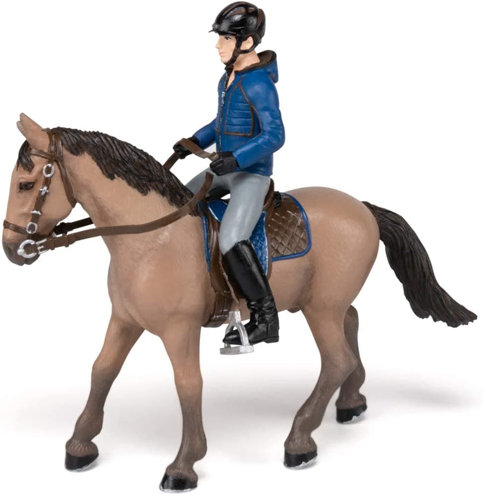 Figurina - Walking Horse and His Rider | Papo