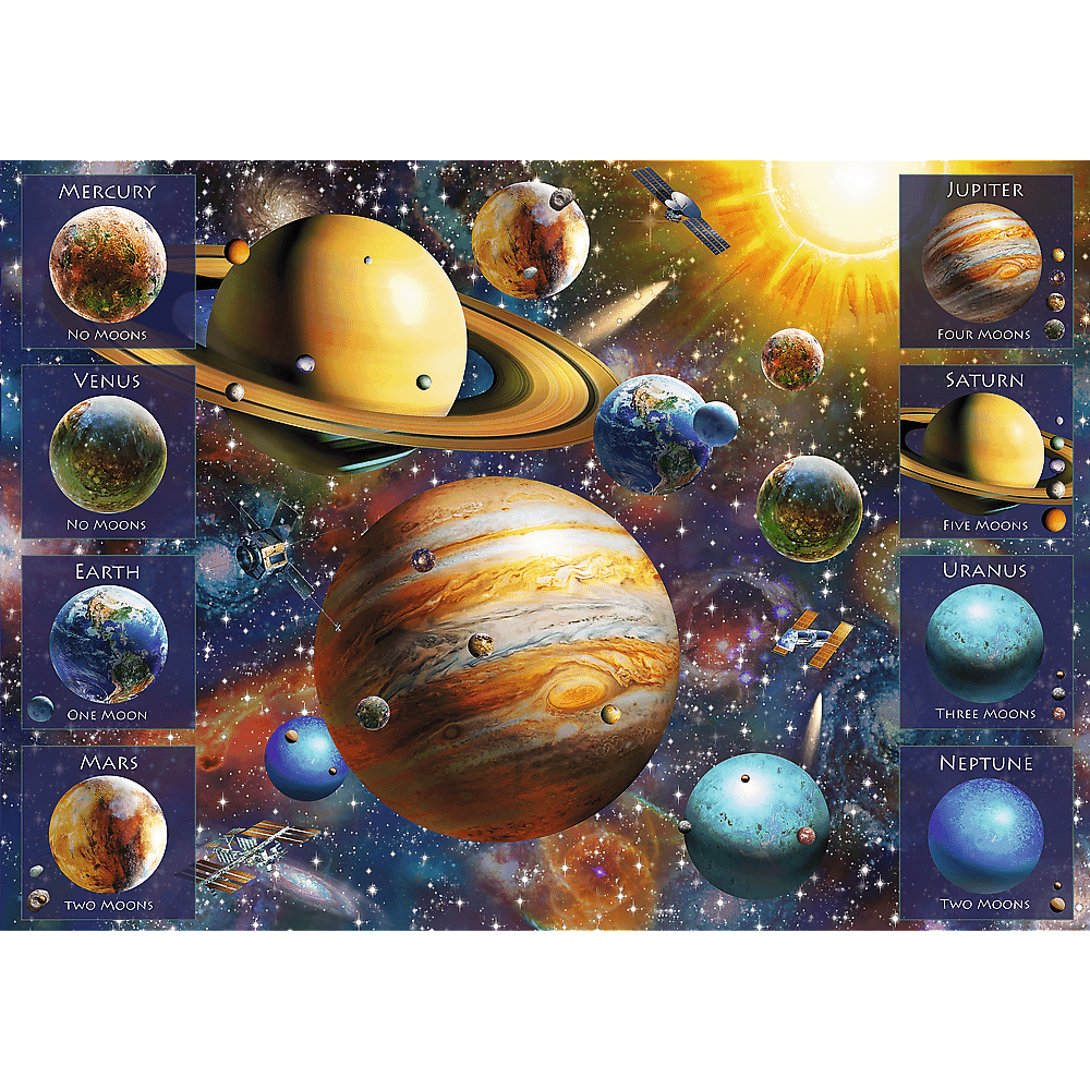 Puzzle 1040 piese - Spiral - Solar System | Trefl