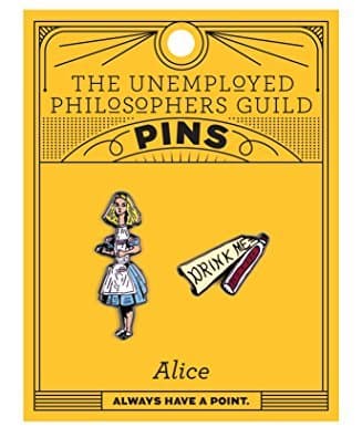 Set insigne - Alice and Drink Me | The Unemployed Philosophers Guild