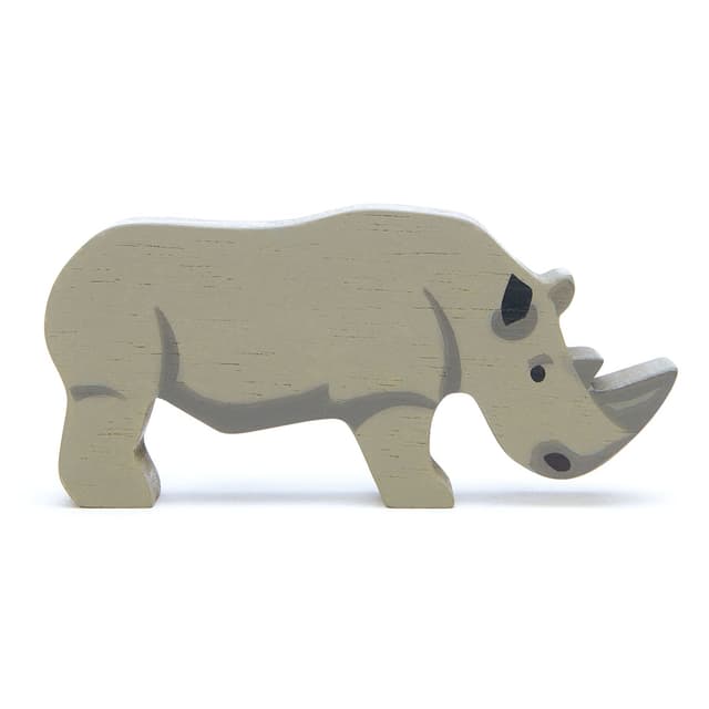 Figurina din lemn - Rhinoceros | Tender Leaf Toys