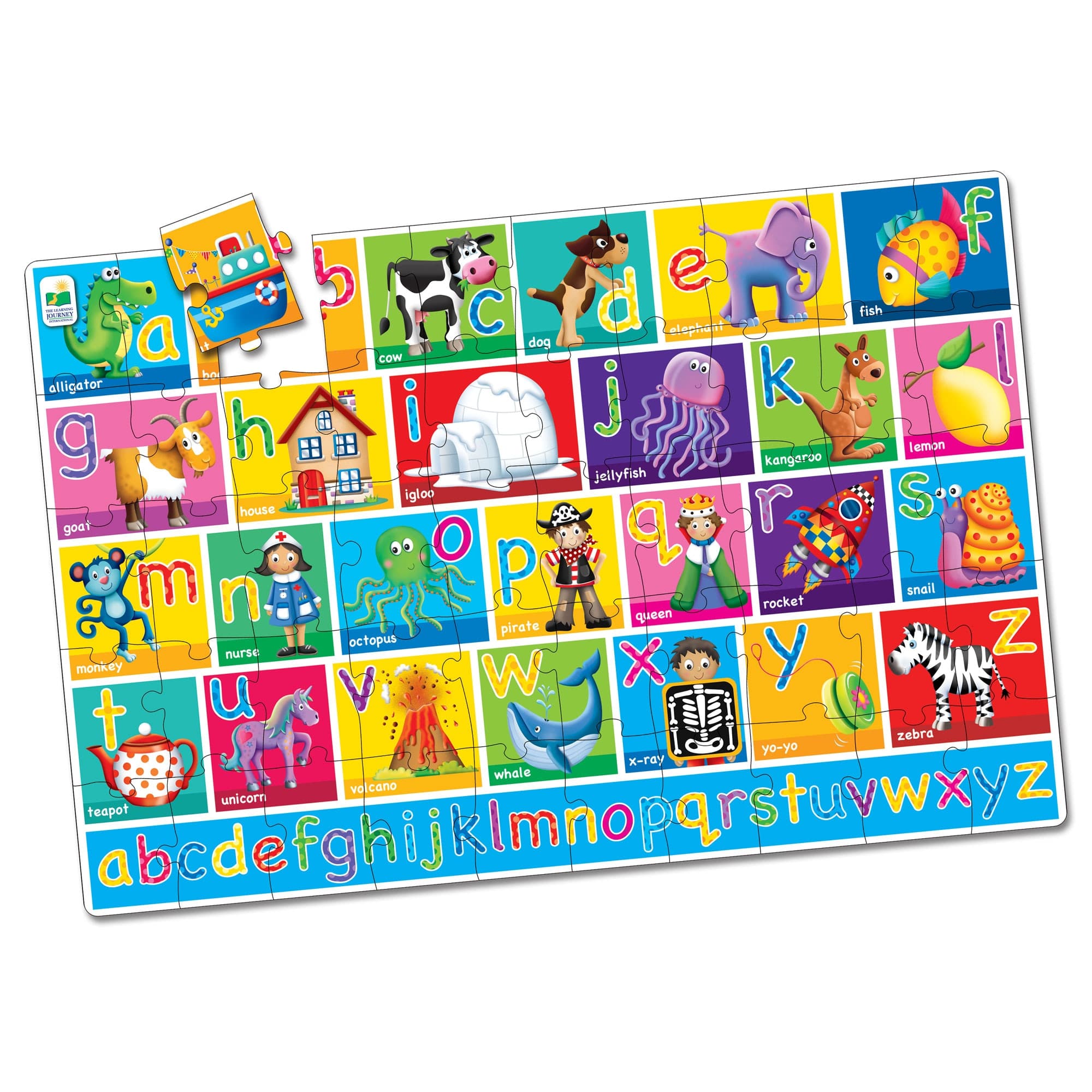 Puzzle 50 piese - Jumbo Floor - Alphabet | The Learning Journey