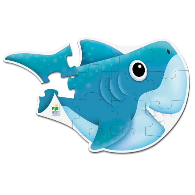Puzzle 12 piese - Silly Shark | The Learning Journey