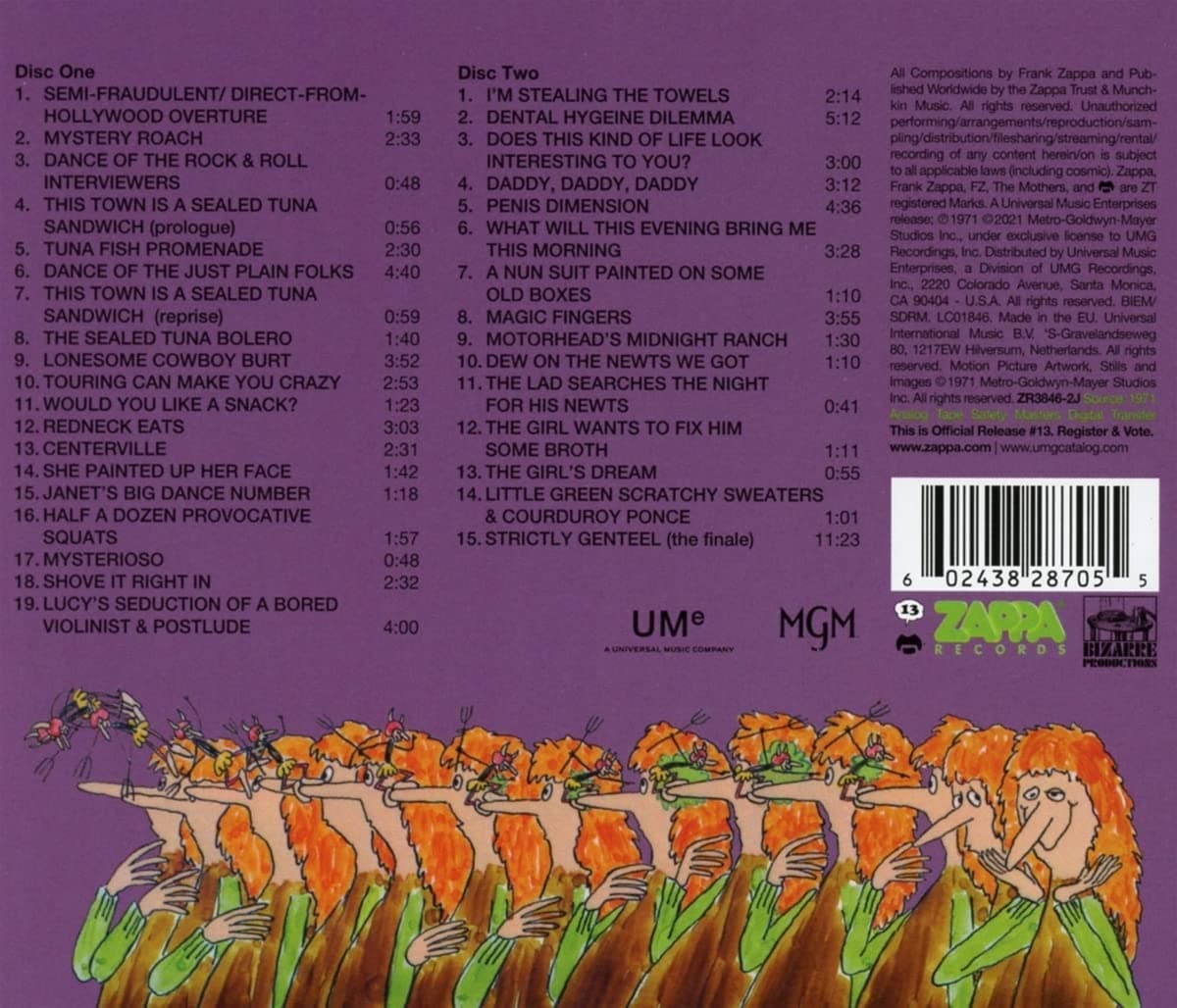 200 Motels - Soundtrack (50th Anniversary Edition) | Frank Zappa, The Mothers of Invention, Royal Philharmonic Orchestra