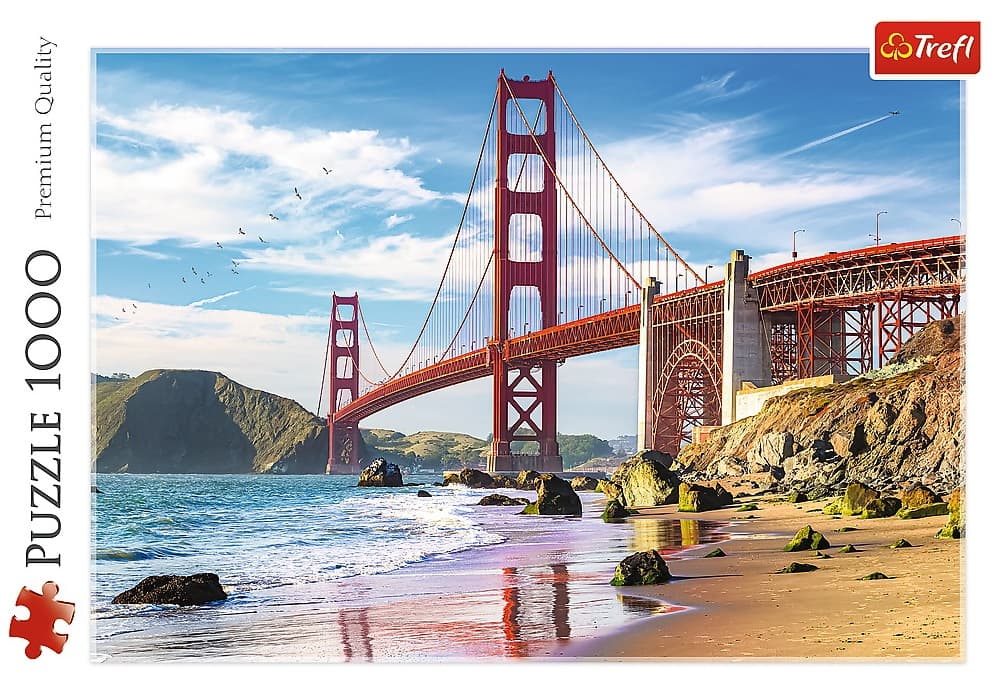 Puzzle 1000 piese - Golden Gate San Francisco | Trefl