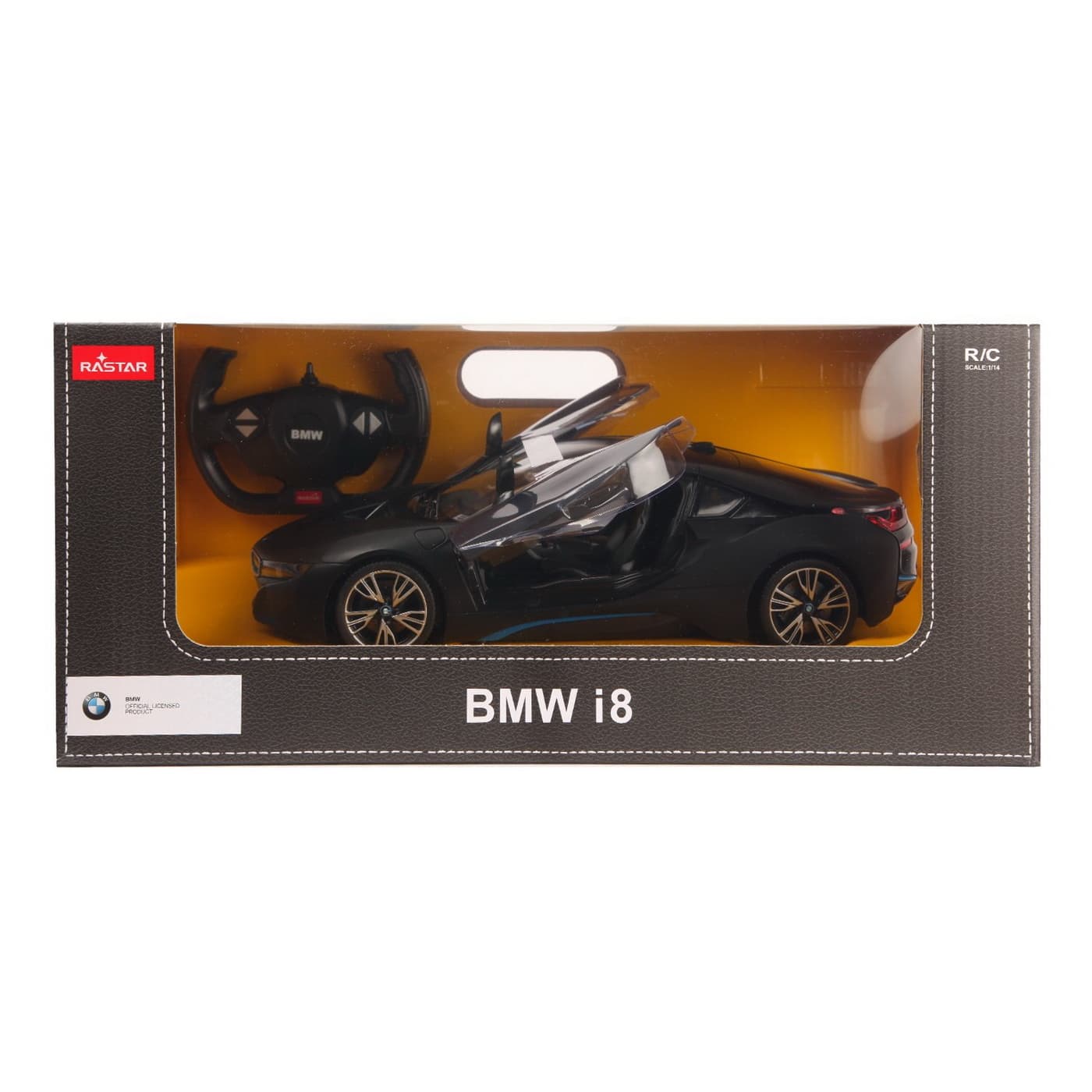 Masina cu telecomanda - Bmw I8, Negru, 1:14 | Rastar