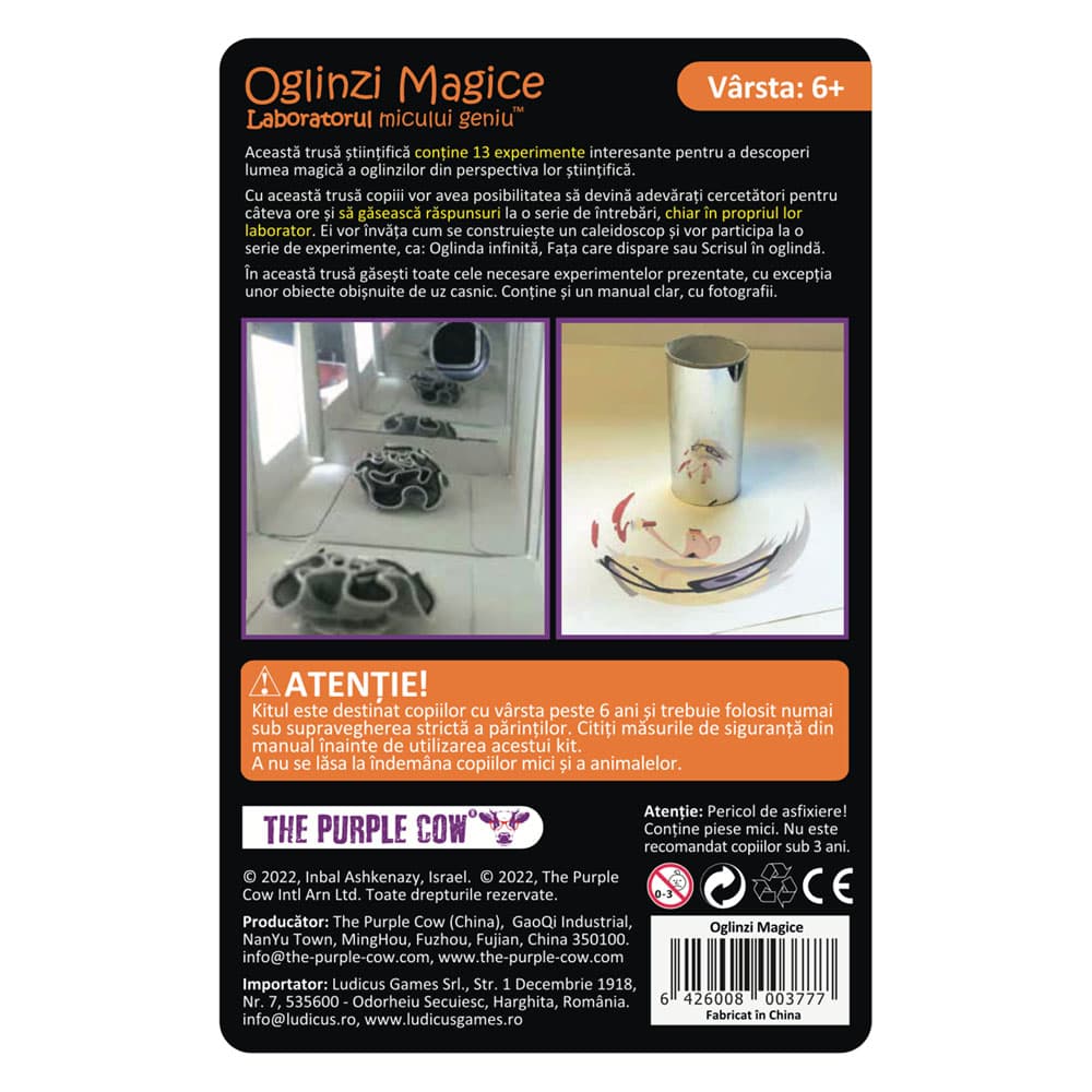 Laboratorul micului geniu - Oglinzi Magice | The Purple Cow
