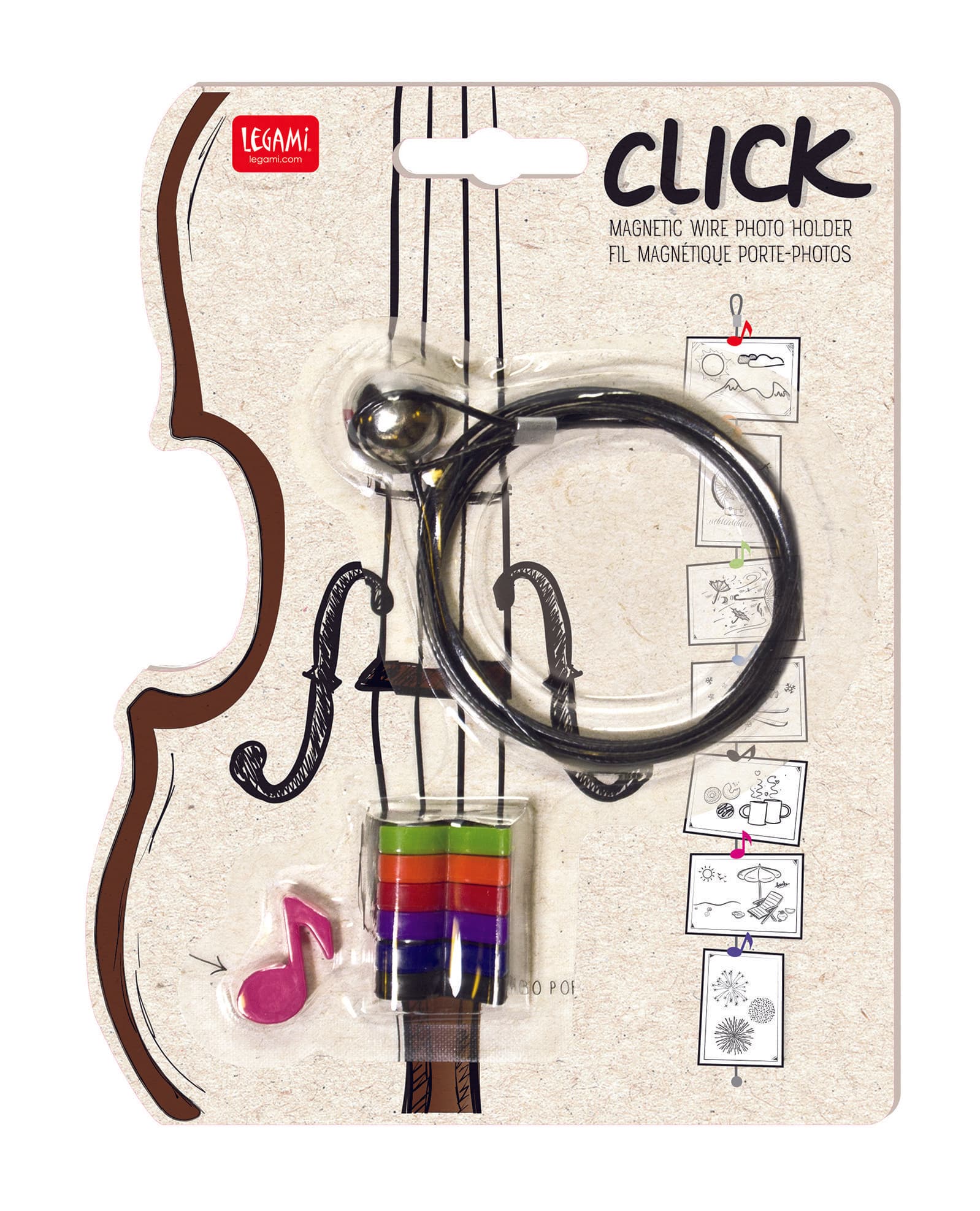 Suport magnetic pentru fotografii - Musical Notes | Legami