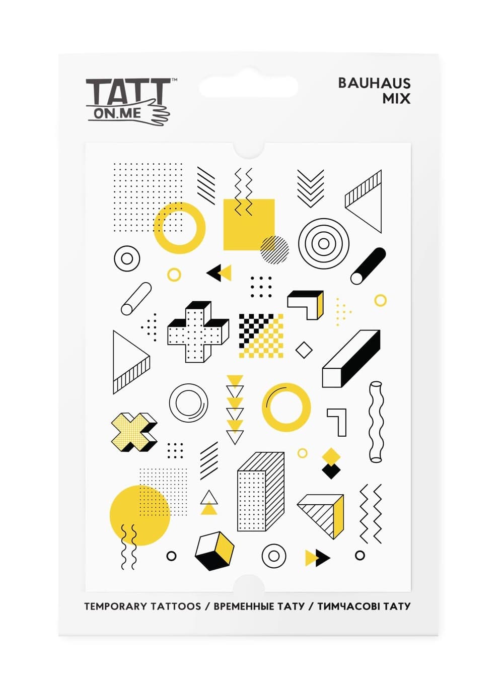 Tatuaje temporare - Bauhaus Mix | Tatton.me