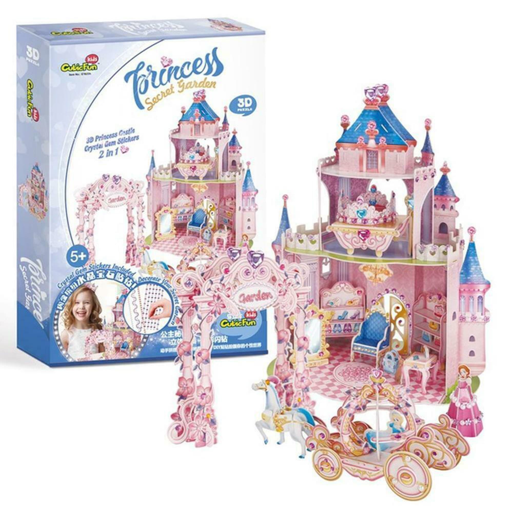 Puzzle 3D - CubicFun - Gradina secreta a printesei | CubicFun