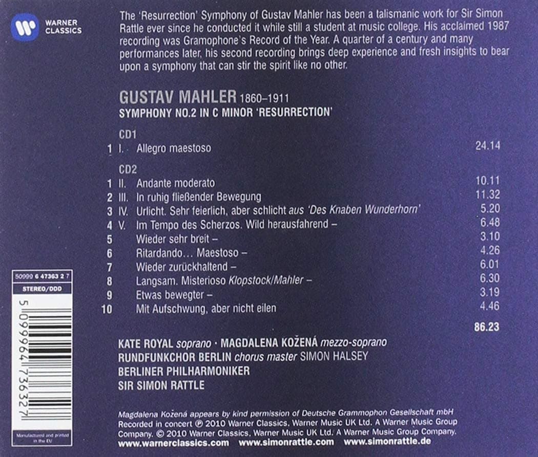 Mahler: Symphony No. 2 'Resurrection' | Gustav Mahler, Simon Rattle, Berliner Philharmoniker
