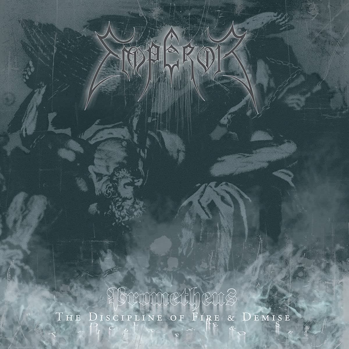 Prometheus: The Discipline Of Fire & Demise (Black/Grey/Blue Swirl Vinyl) | Emperor