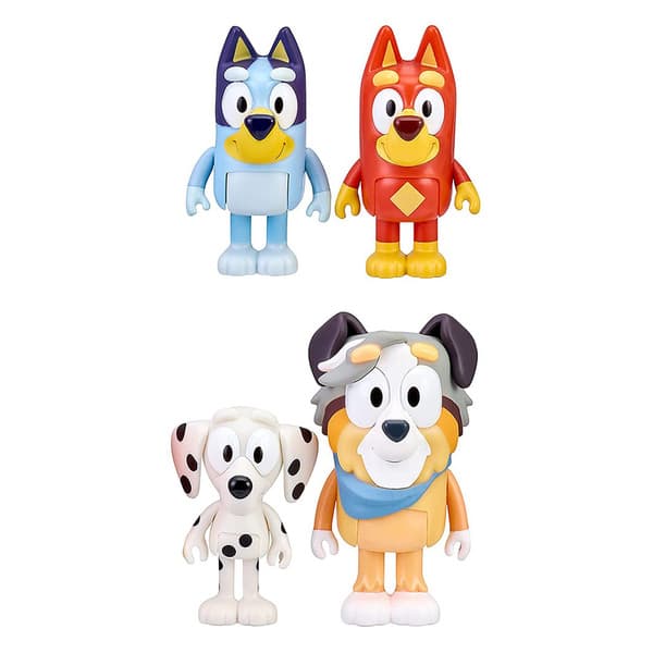 Set 4 figurine - Bluey School Pack | Moose Toys