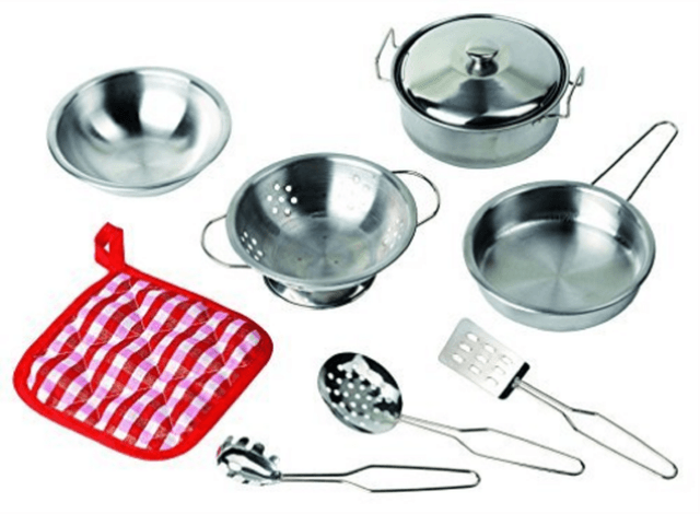 Jucarie interactiva - Set bucatarie, 9 piese | Goki