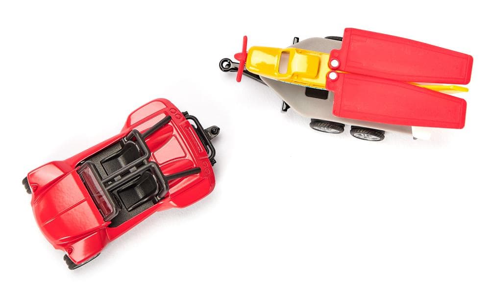 Set masina Buggy cu avion sportiv | Siku