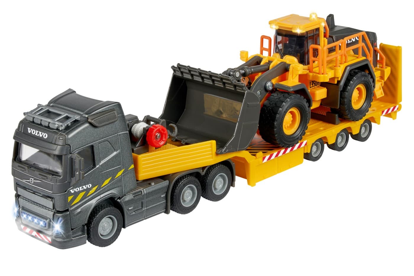Camion si Incarcator frontal - Majorette Volvo - Scara 1 la 43 | Majorette