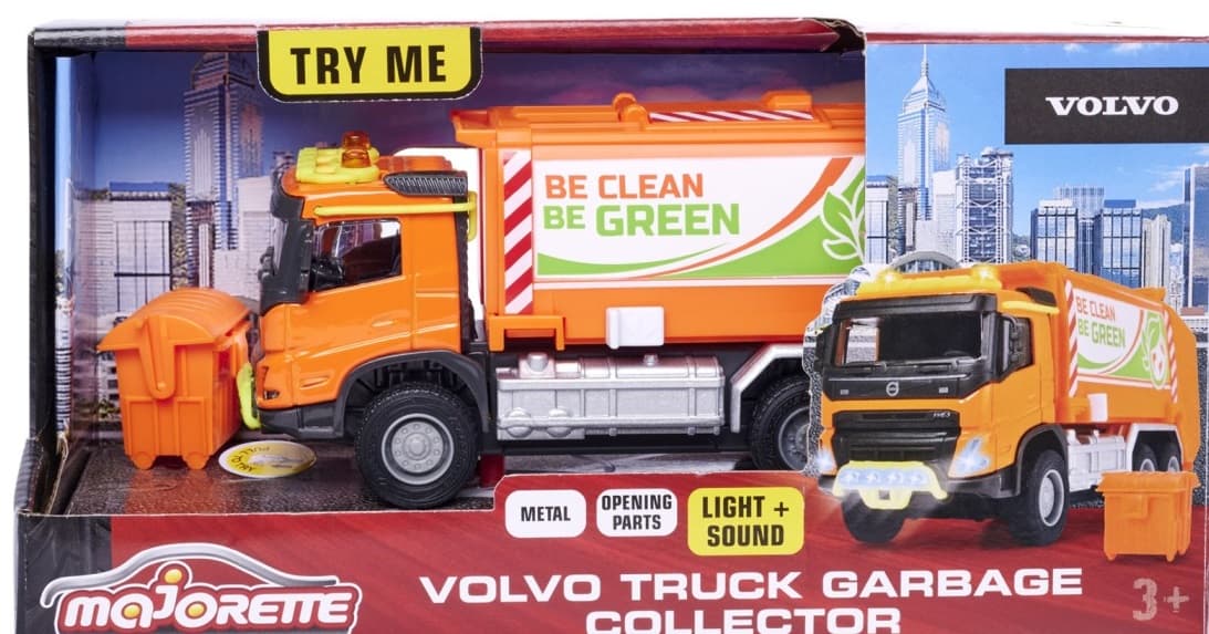 Majorette Volvo - Camion de gunoi  | Majorette